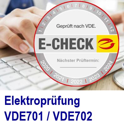 Die Pr�fung elektrischer Betriebsmittel erfolgt gem�� der DGUV Vorschr