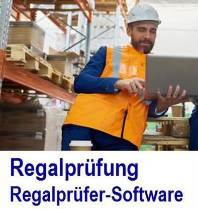 Regalsystem sicher  pr�fen. Qualifizierung Sie sich bef�higten Person 