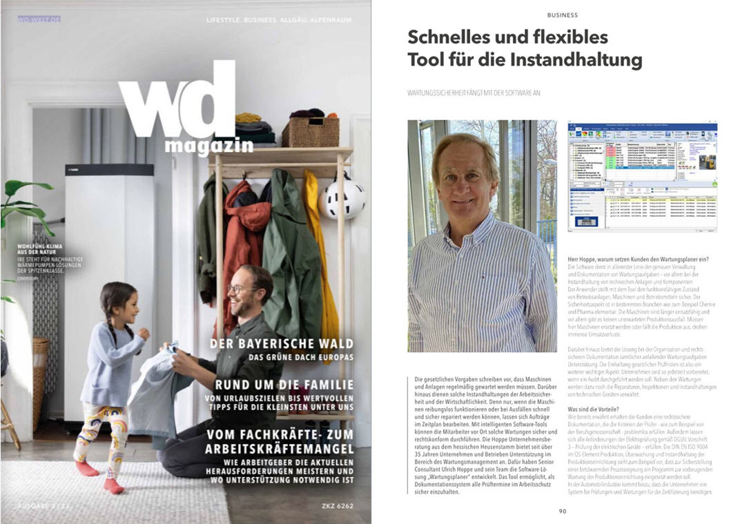 Wirtschaft Dienstleistungen WD-Welt / 07-23 ALPEN-VERLAGSGRUPPE OHG, Schnelles und flexibles Tool f�r die Instandhaltung
